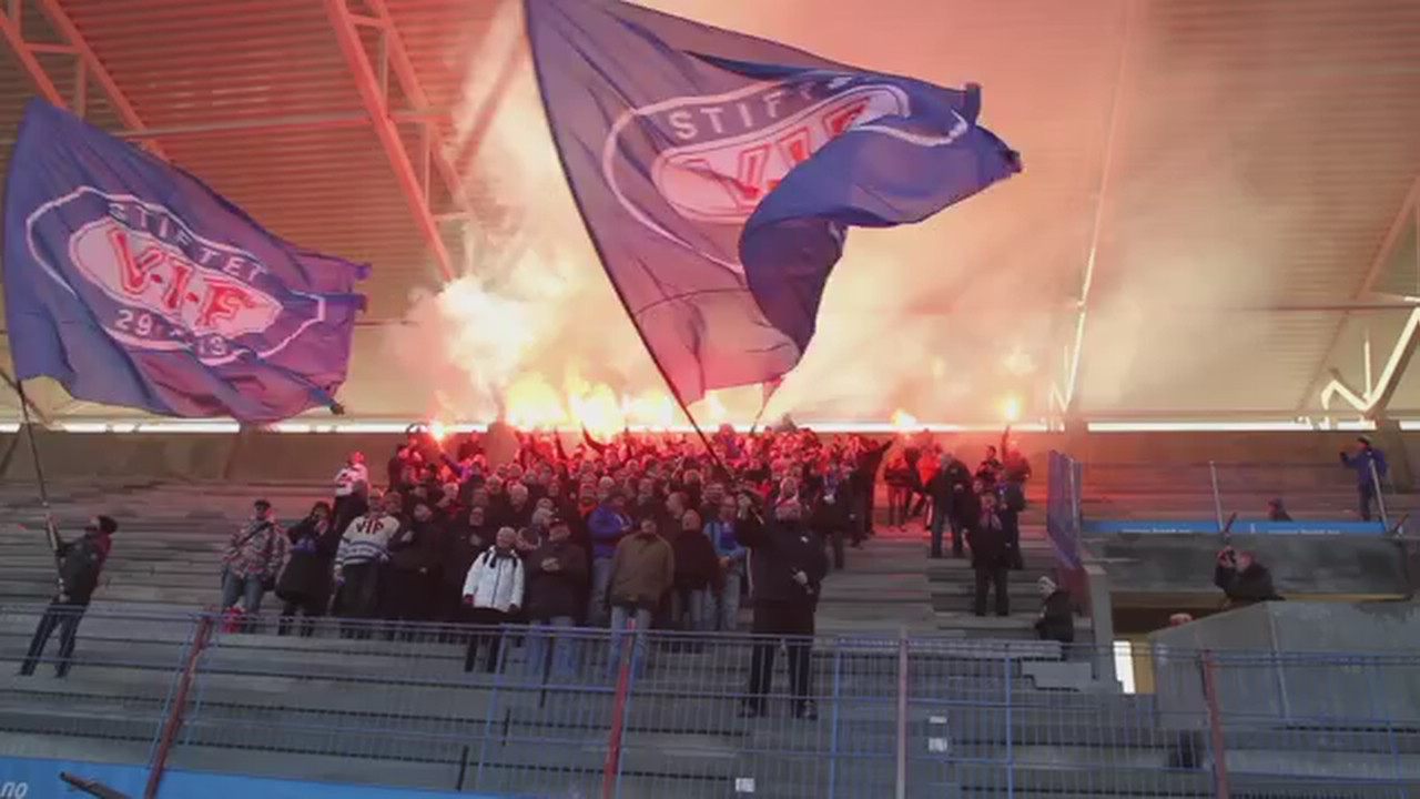 Supportersang på ny stadion